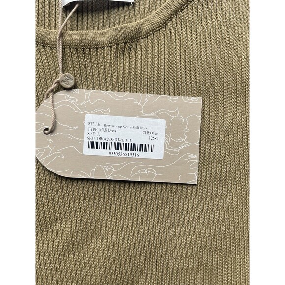 Meshki dress Elegant Brown Size L - Picture 6 of 10